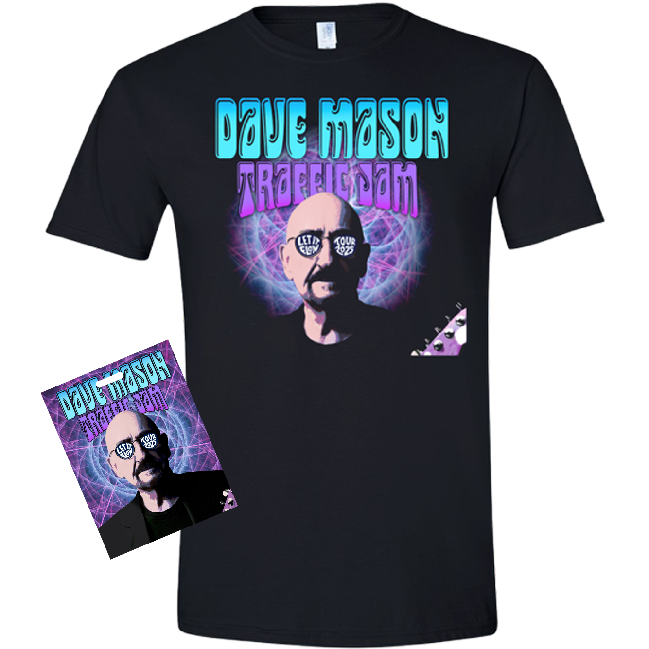 Let It Flow Bundle Black '25 Tour Tee + Signed Back Stage Pass