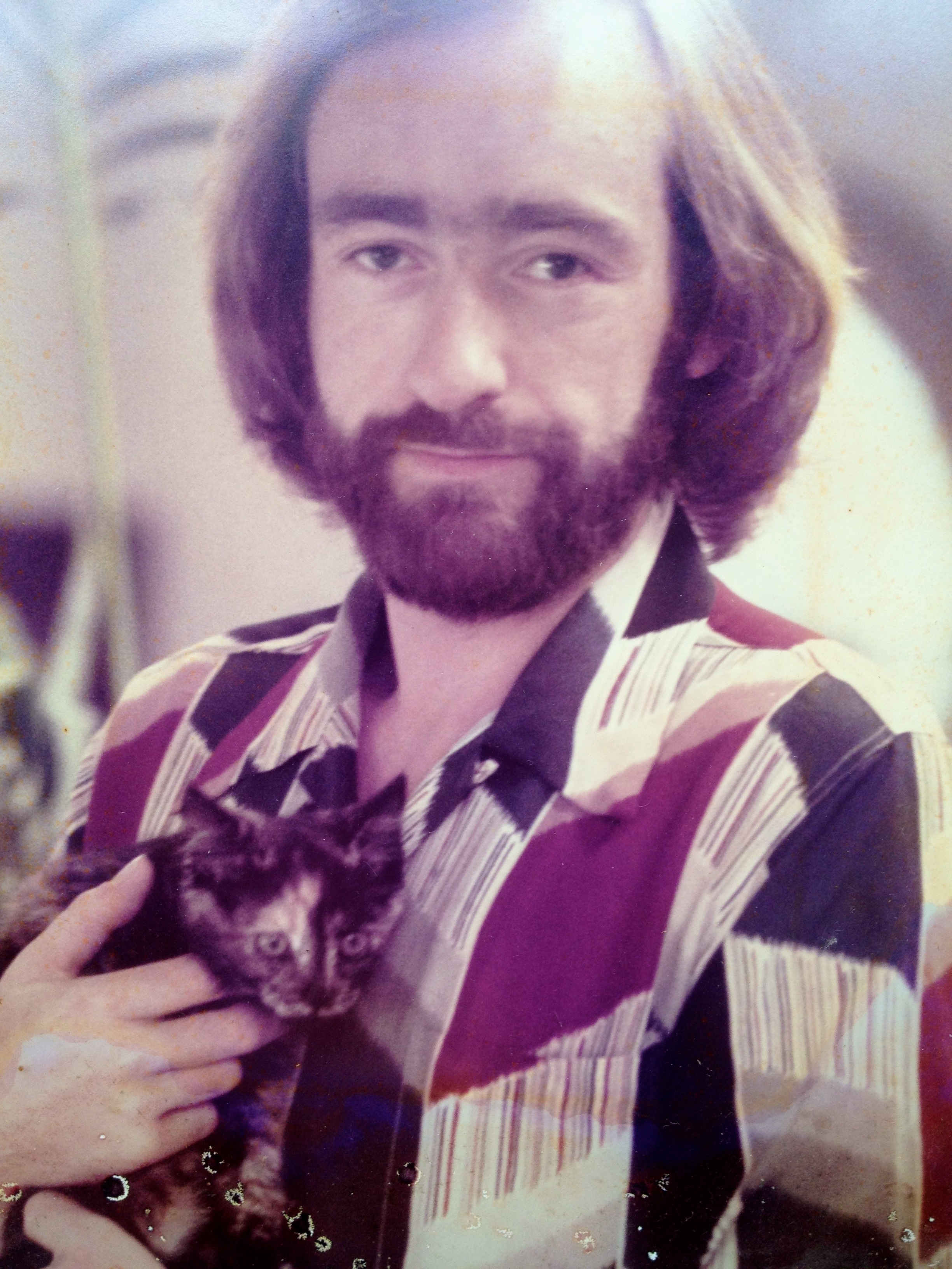 Dave with cat 70's.jpg