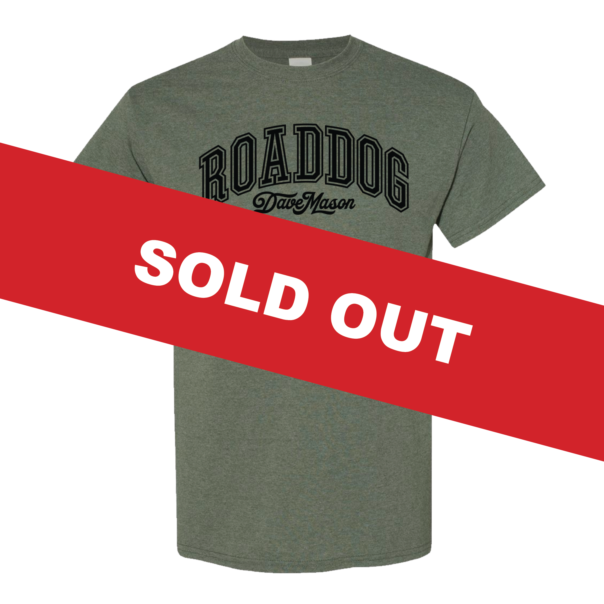 Road Dog Tshirt Olive Green