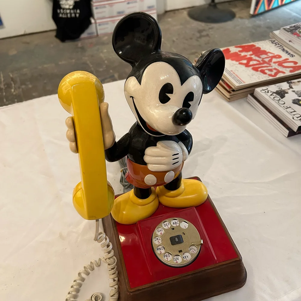 Mickey Mouse Vintage Rotary Phone 1976 — INSOMNIA GALLERY
