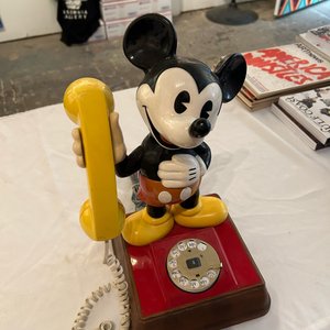 Mickey Mouse Vintage Rotary Phone 1976 — INSOMNIA GALLERY