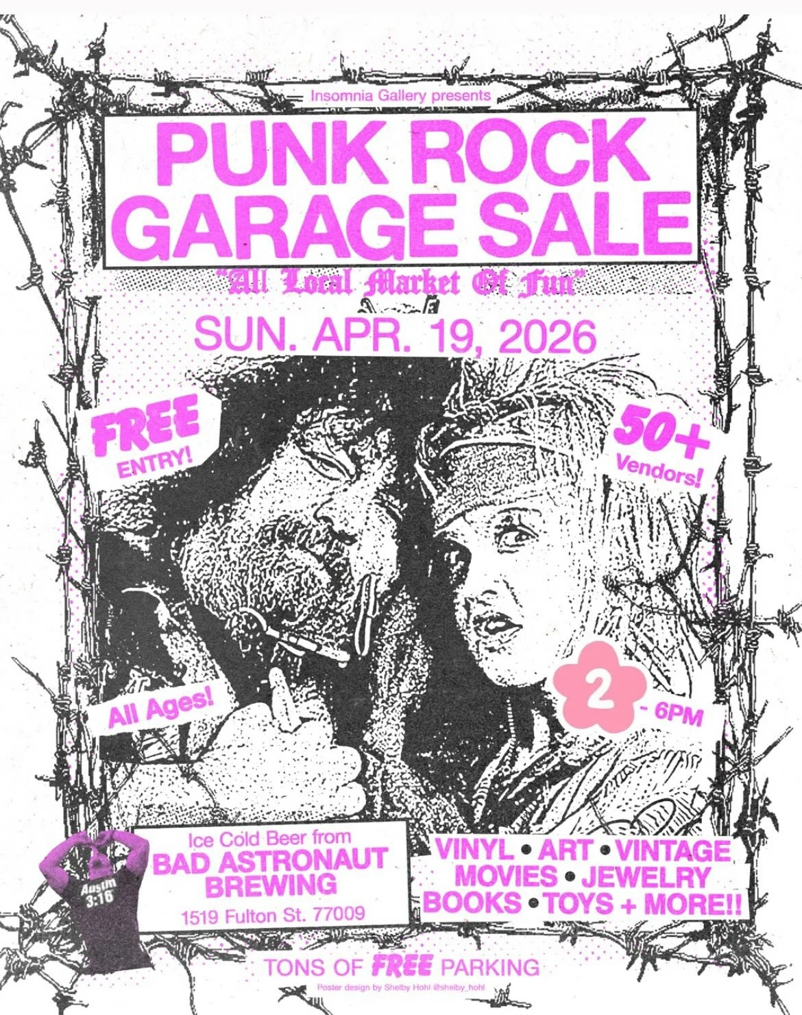 Recognized a discrepancy between flyer info and event info- so we&rsquo;ve gotta drop this deuce on you 💩 

Event is 2pm - 6pm // flyer was incorrect (my bad!) but I bet if you show up at 1pm these awesome vendors will take care of you anyway 🖤
