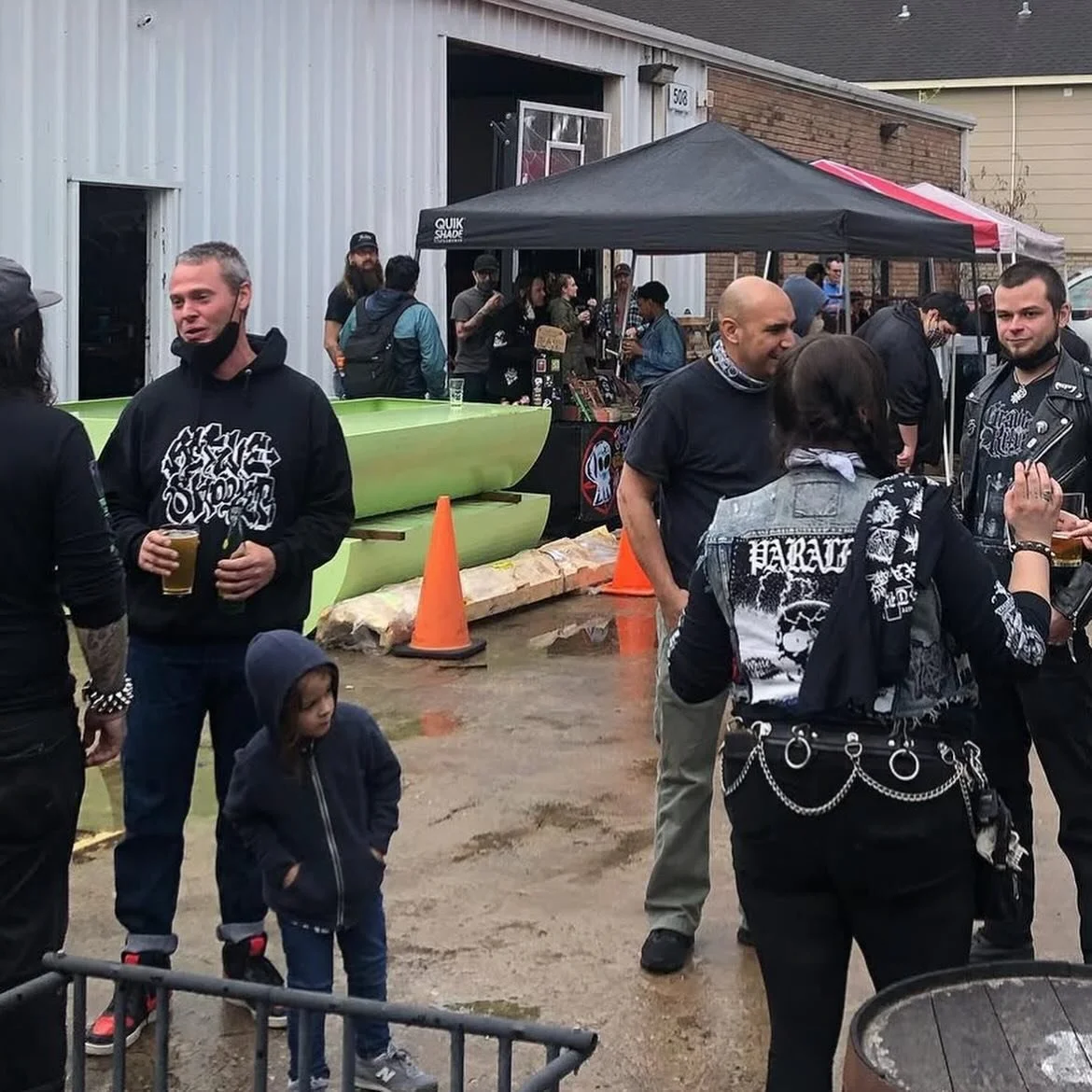 #tbt to the Brash days of Punk Rock Garage Sale! You never know who you&rsquo;ll meet or what you&rsquo;ll see at these events! We book our sale month to month to ensure variety and to give more people a chance to share their wares- DIY forever!