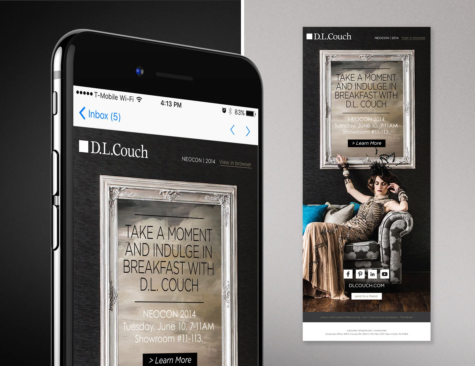 DL Couch / Advertising, Print, Digital, Event Promotion