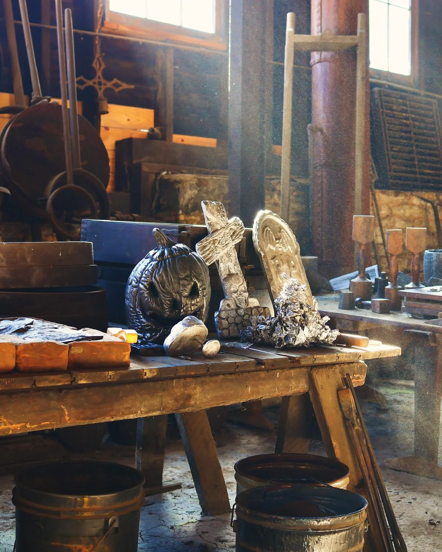 &ldquo;Halloween in the Foundry&rdquo;
W.A. Young &amp; Sons Foundry and Machine Shop
Rices Landing, Pennsylvania
