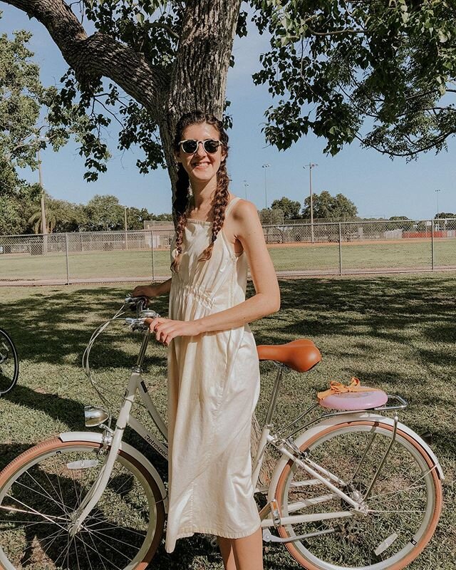 Who needs a big dose of summer fun right now!? We aren&rsquo;t having cookouts, parties, or traveling too far from home... We are starting to get a little stir crazy 😜 @amanda.c.cooke will inspire us all. She&rsquo;s out riding her bike with her Ma 