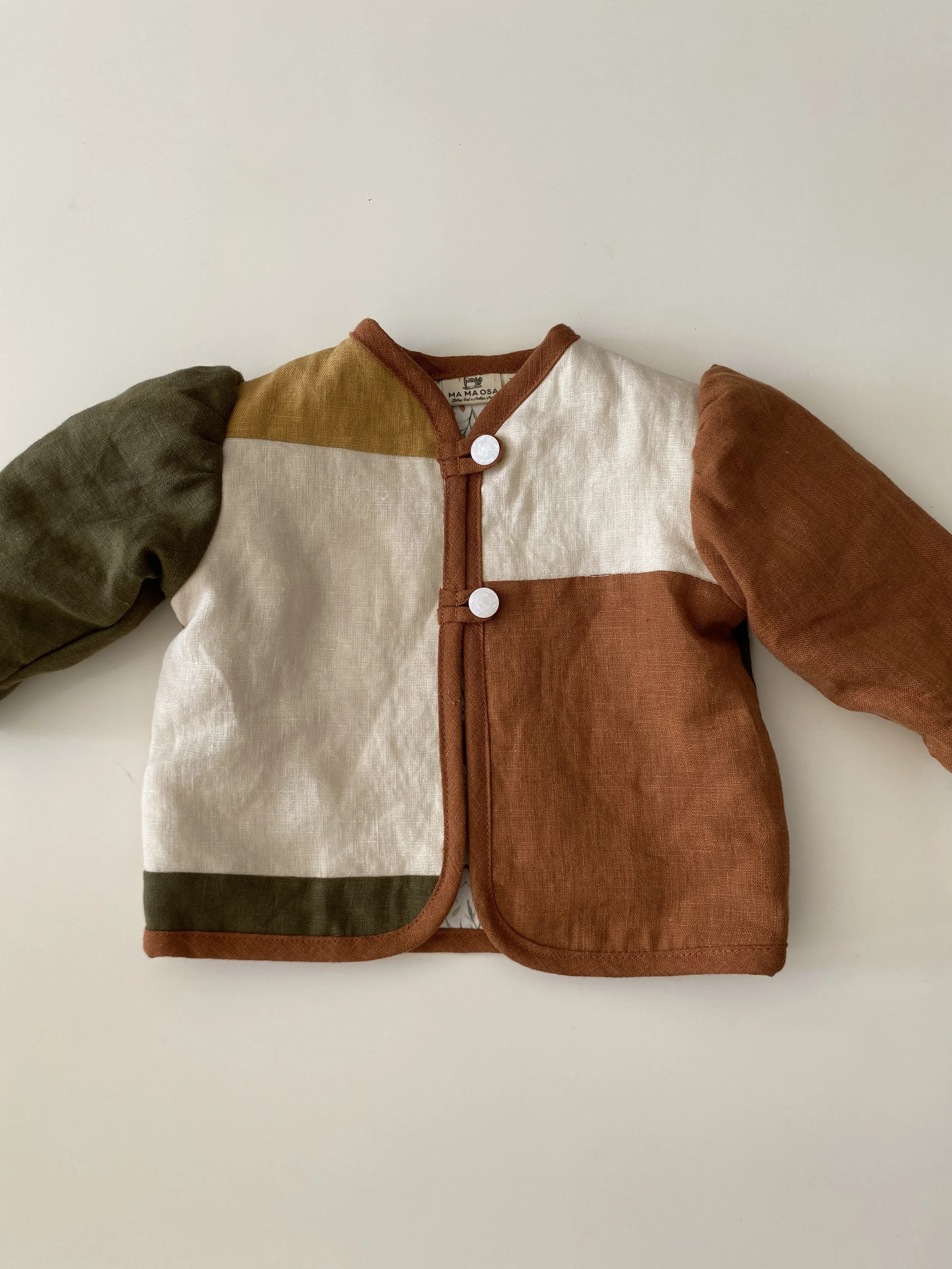 Hand Made Quilt Jacket With Puff Shoulders Baby