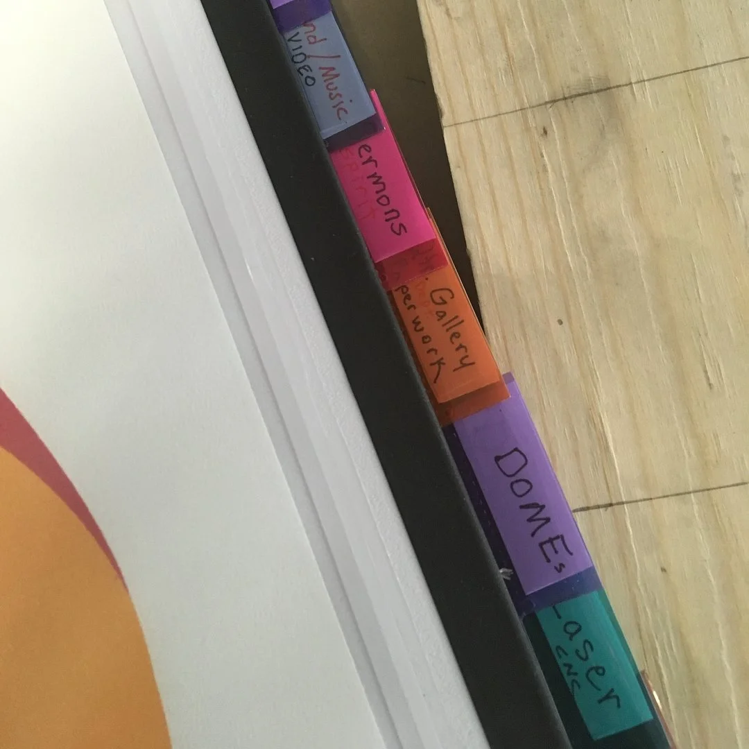 Virgo Libra Cusp. Julia Sangodare Roxanne Wallace dreams it, organizes it and brings it into the world. #inheritlight #binderlife @ Regis Center for Art (alexispauline)