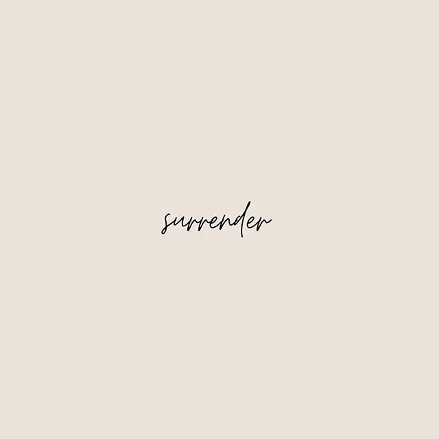 Surrendering was probably the most scariest thing I could have ever have imagined before I knew Jesus, I was afraid of letting go of my earthly desires letting go of my need to control everything. I always thought I needed to keep things under contro