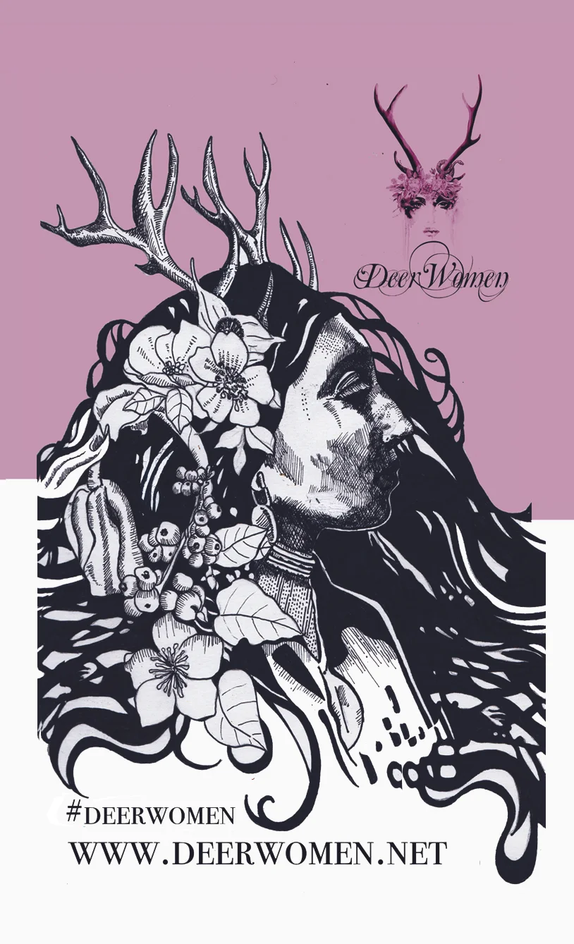 I'm happy to announce that I have joined on as resident artist at www.deerwomen.net a beautiful online magazine focusing on women. "This is a collection of alchemy, information, healthy teas, beauty secrets, potions and balms. Here you will find wisdom from generations, herbal remedies, ritualistic recipes, forms of natura, vitality, a beauty medium for new ways to thrive. They can be used externally to create, maintain and enhance beauty. Ward off the ravages of age, stress and pollution and preserve and reveal your own natural beauty..." 