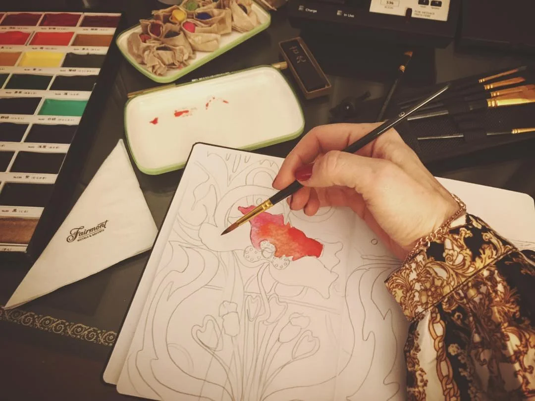 Sketch journal where I don’t have to worry about perfect drawings or writing.