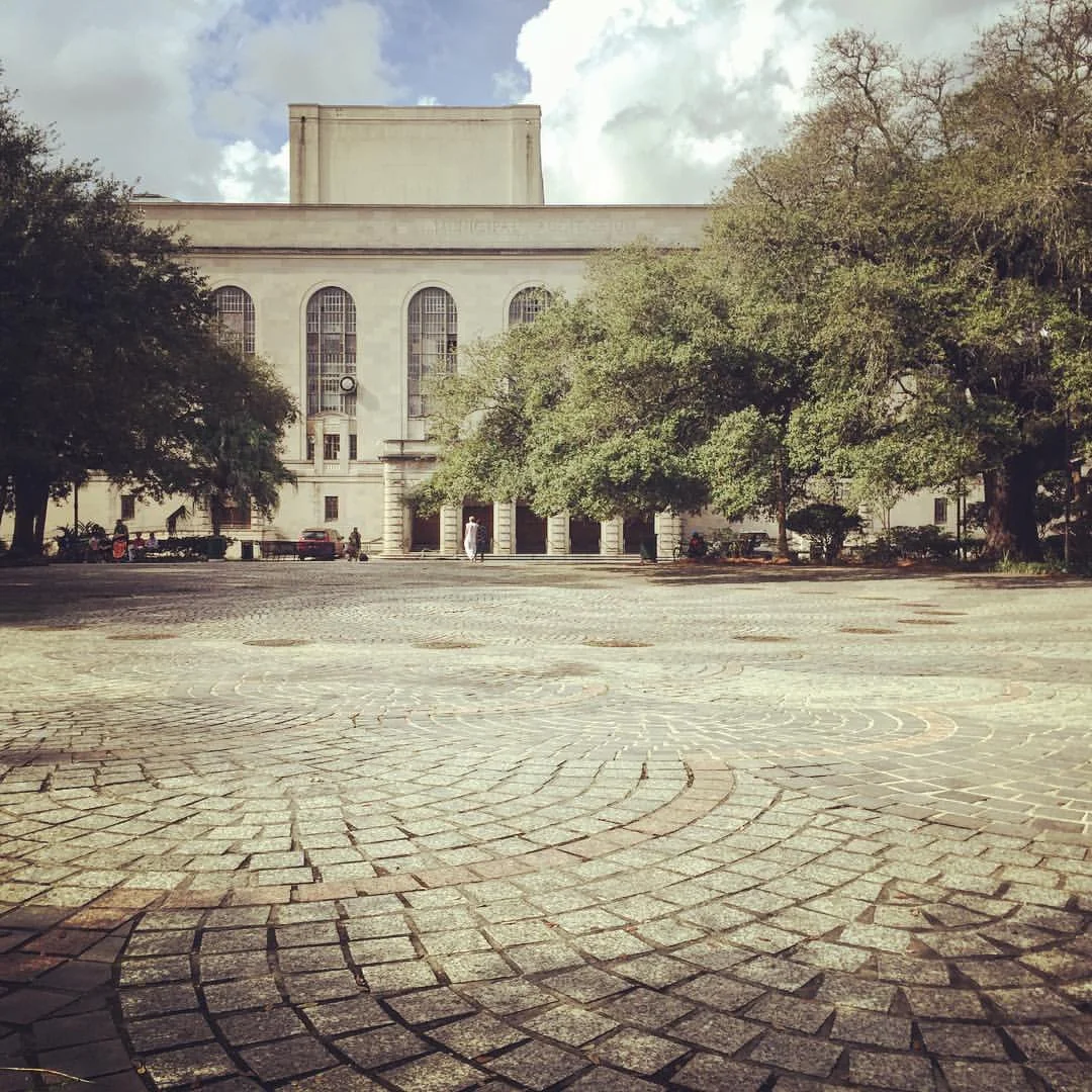 Congo Square. Earlier maps would show this on Orleans Ave. into the Treme. Maps of New Orleans from before the American occupation include the wall and from there the maps shifted.