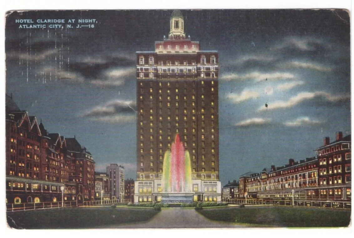Vintage postcard Claridge Hotel.