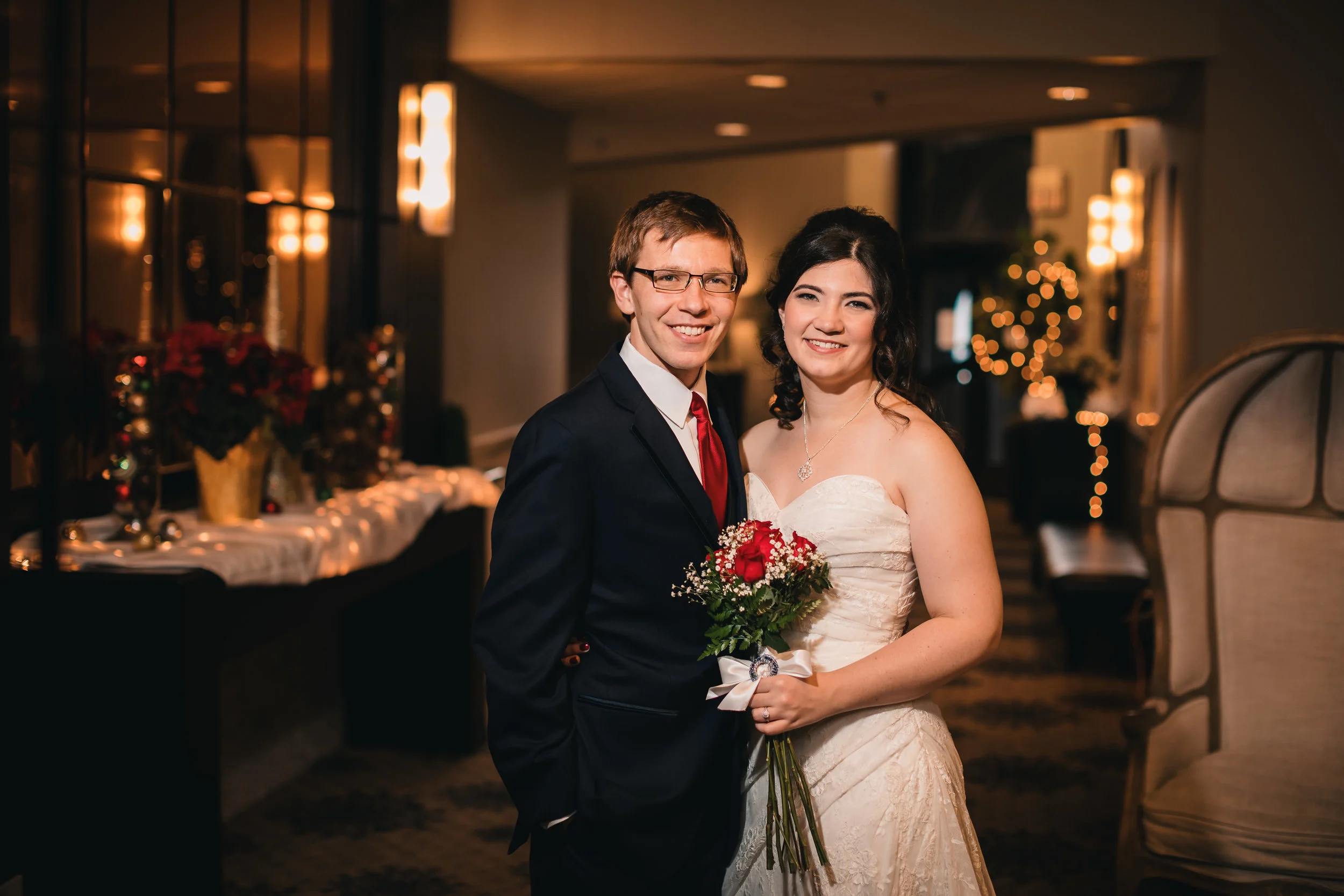 Leslie &amp; Grant's Winter Wedding at Georgios Banquets in Orland Park