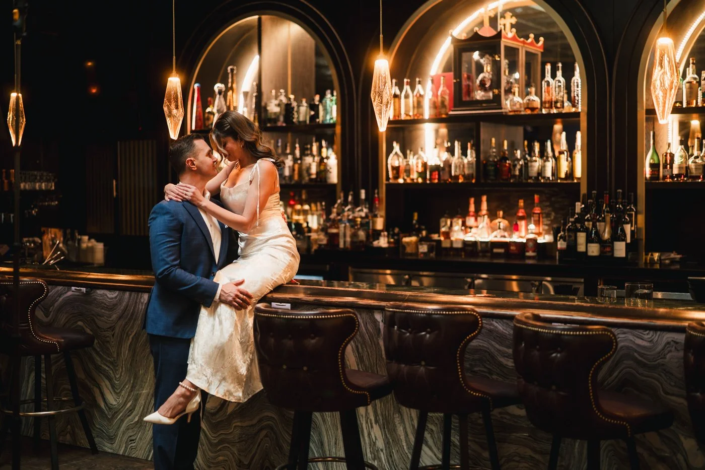 These two brought the heat! Annabel and Mike are getting married this May at The Drake Oak Brook. Their date night engagement session was a hit and I can't wait for their wedding.