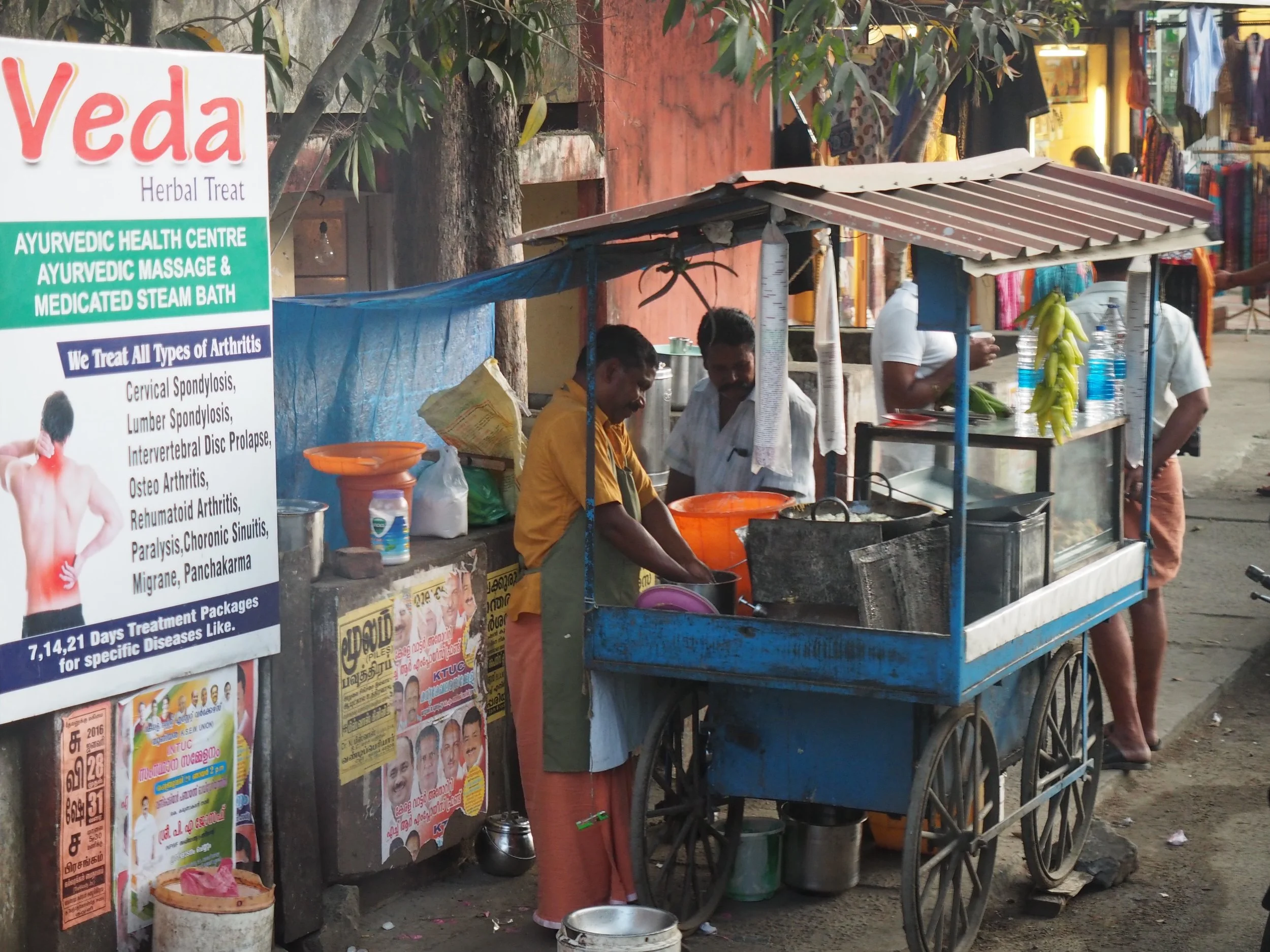Food vendors provide an important service, they supply daily snack to locals.