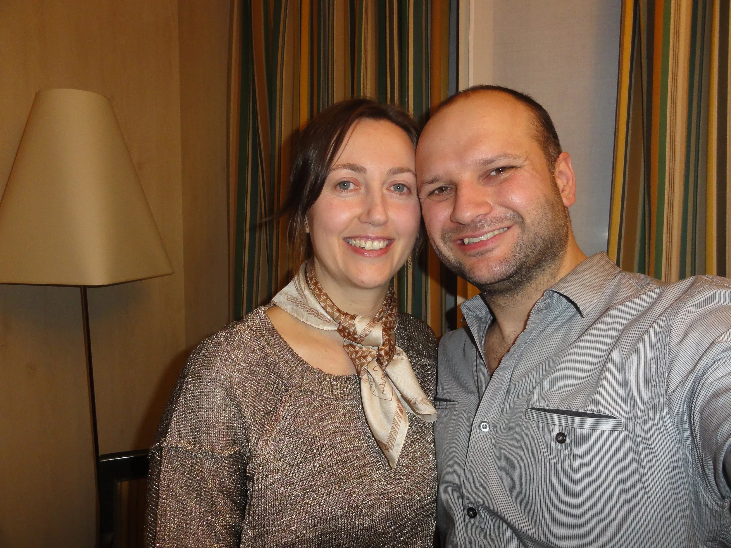 This was a special night out, it was NYE and we were in Paris. We went to a nearby bistro for dinner and back to the hotel to drink martinis and listen to jazz. I pulled my hair back into a ponytail and that was that.