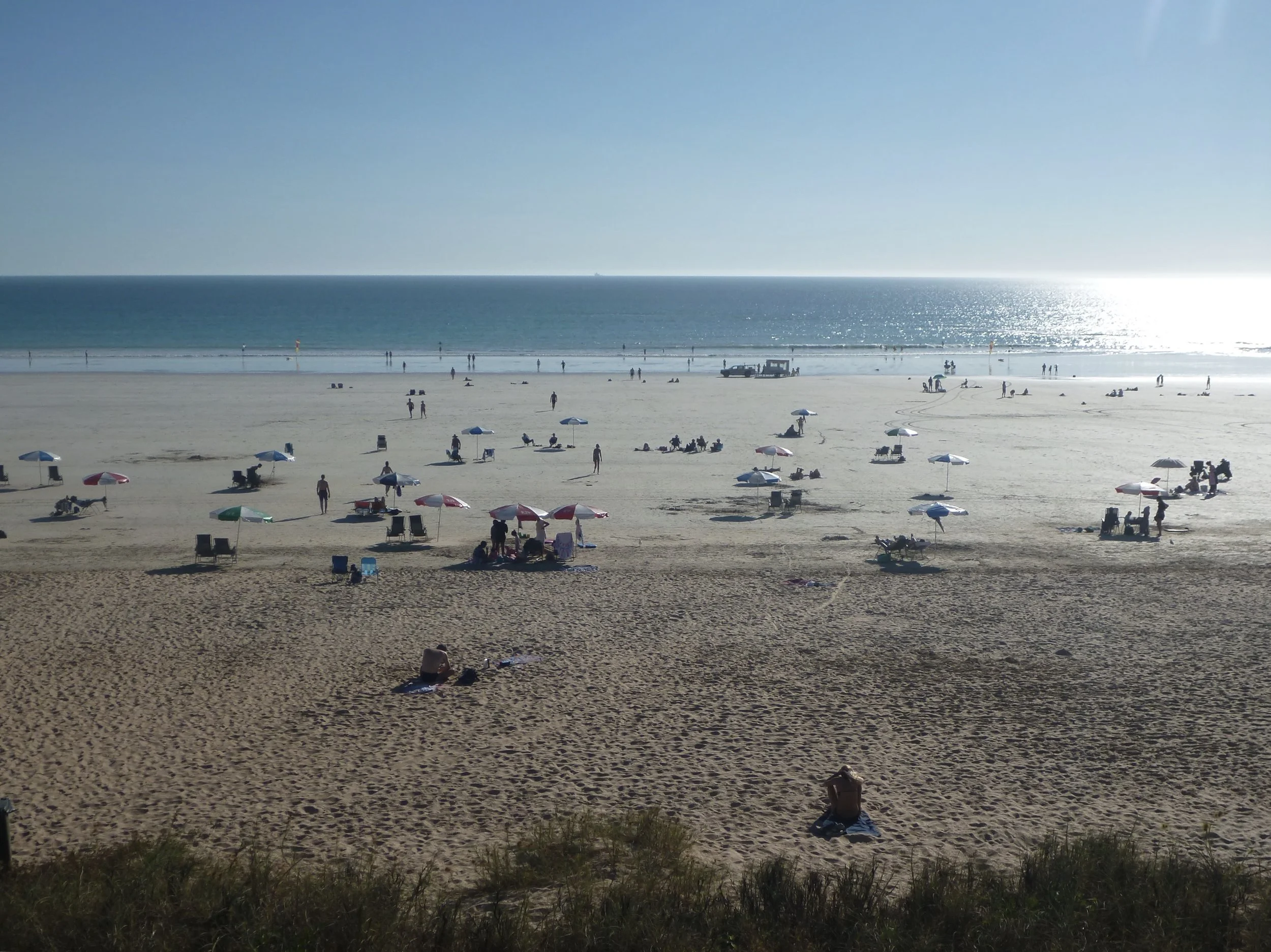 Cable Beach looking magnificent. At low tide it's quite a walk to the sea but it doesn't bother anyone. The beach just goes on and on and it's a lovely spot to kick back and relax.