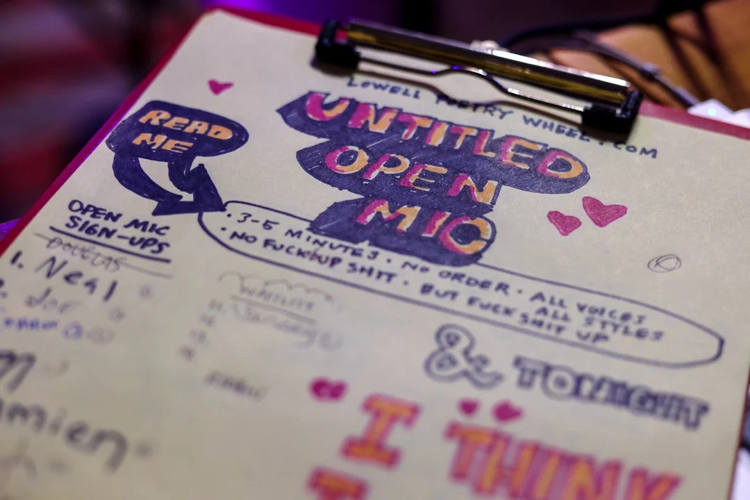 02.15.2023 | Event Recap and Photos from our Untitled Open Mic and "I think I ____ You" Showcase