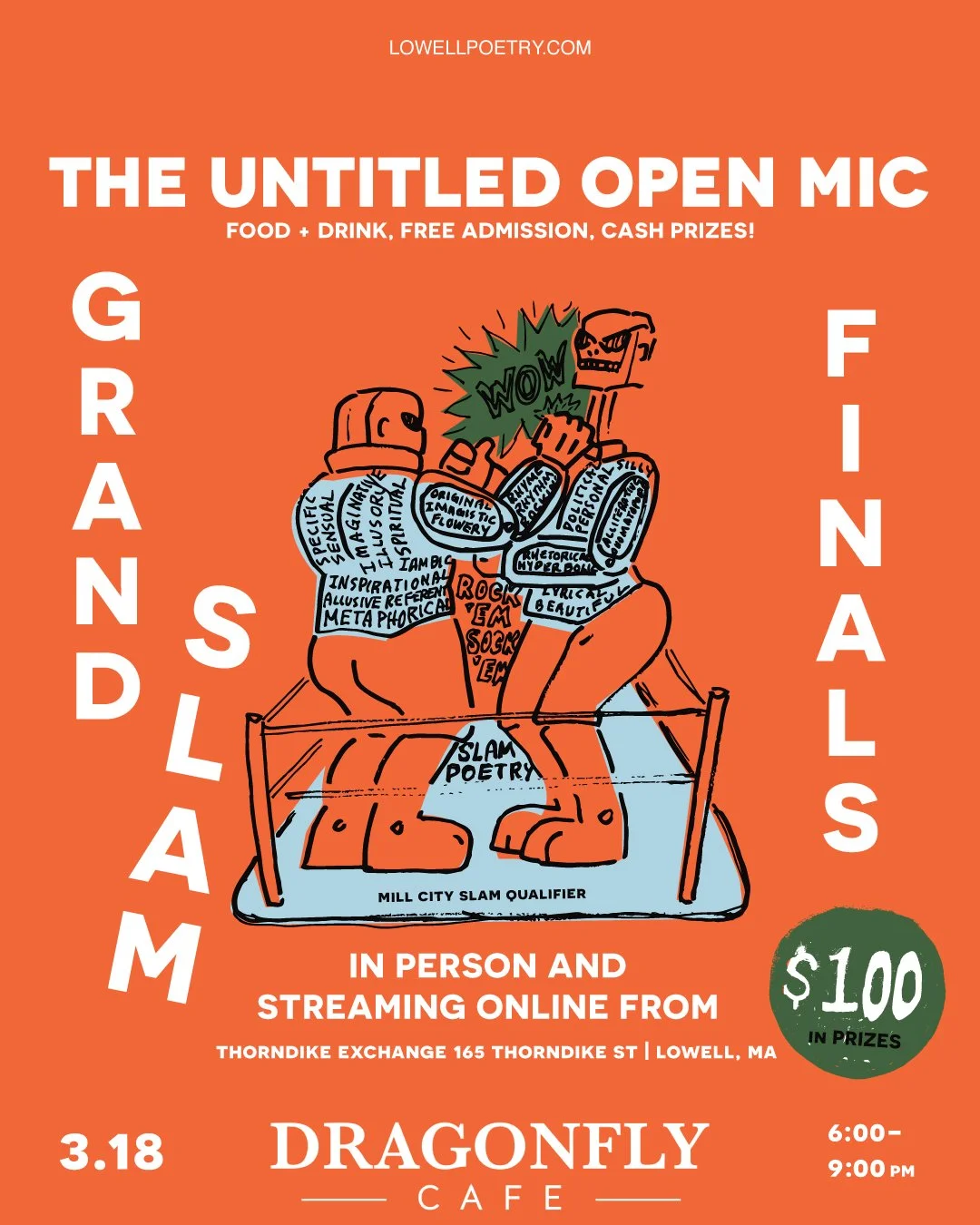 March 2026 - Untitled Open Mic featuring Mill City Speaks Grand Slam Finals