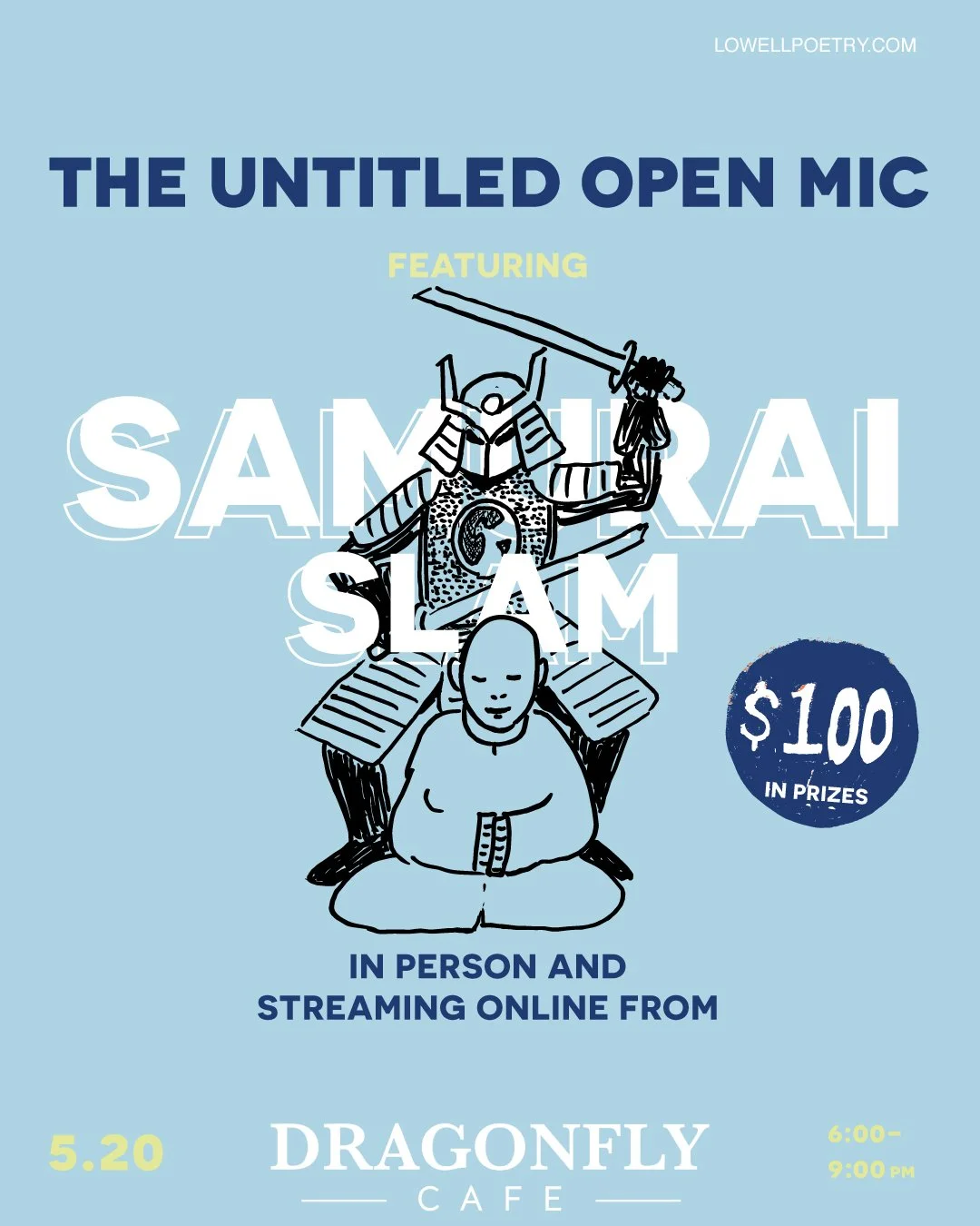 May 2026 Untitled Open Mic and Samurai Slam
