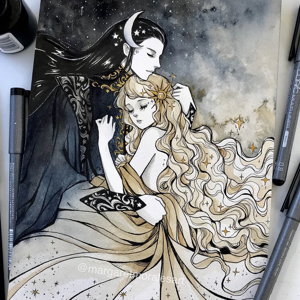 Margaret Morales — Ink illustrations