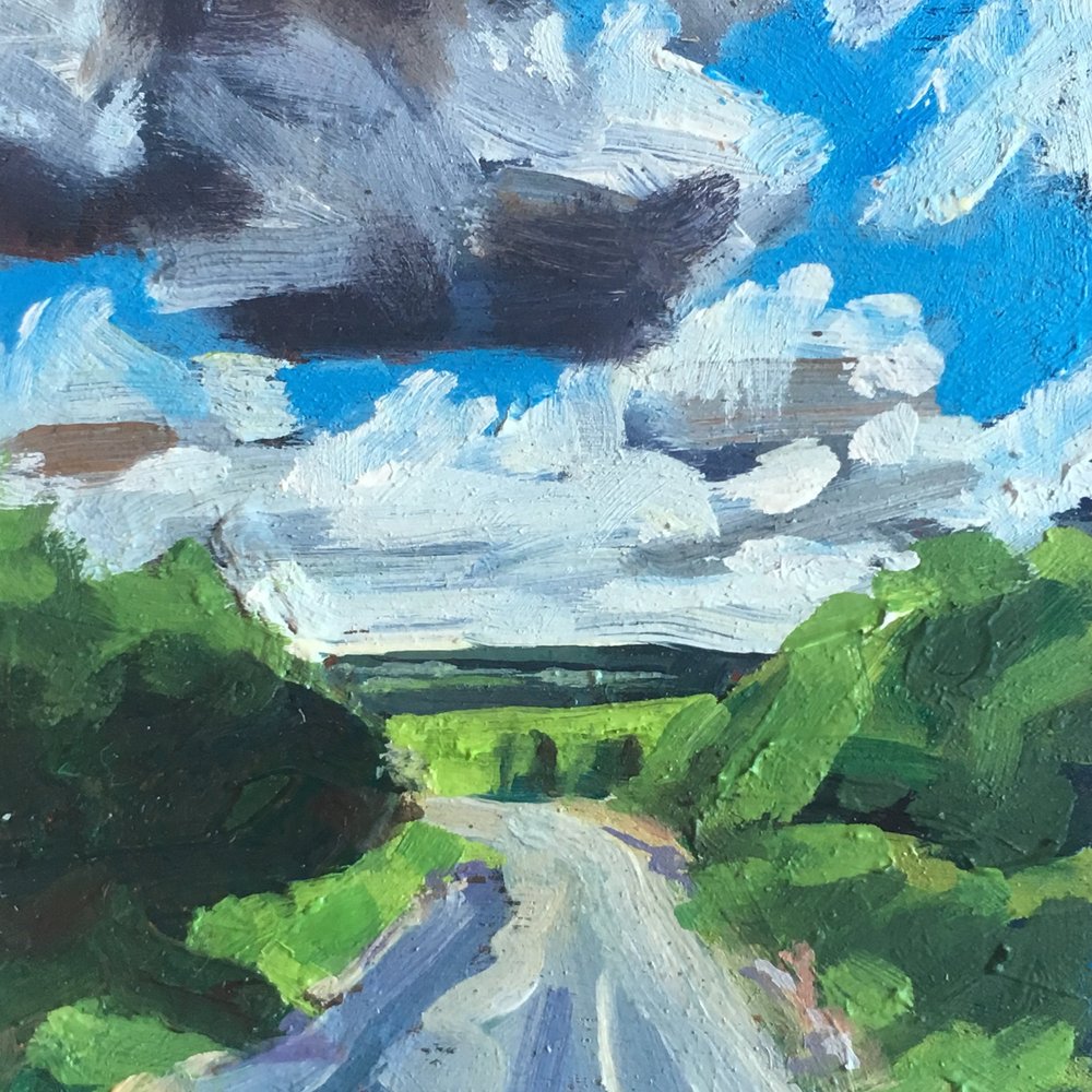 Road at Alport Heights, Derbyshire