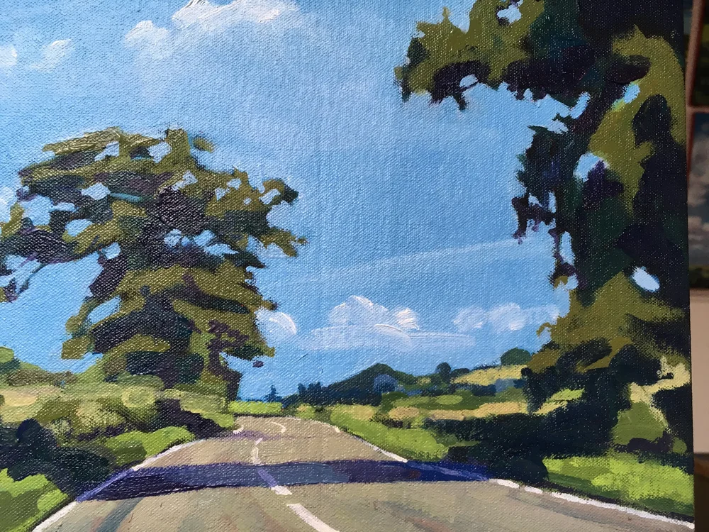 B5023 at turning for Alport Heights, Derbyshire