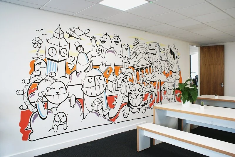 Contemporary art for offices consultancy London and hotel art consultants