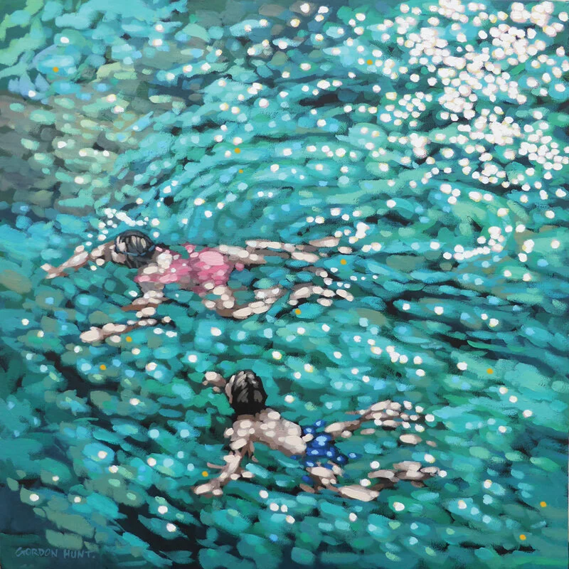 Just swim. Gordon Hunt. Limited edition print.jpg