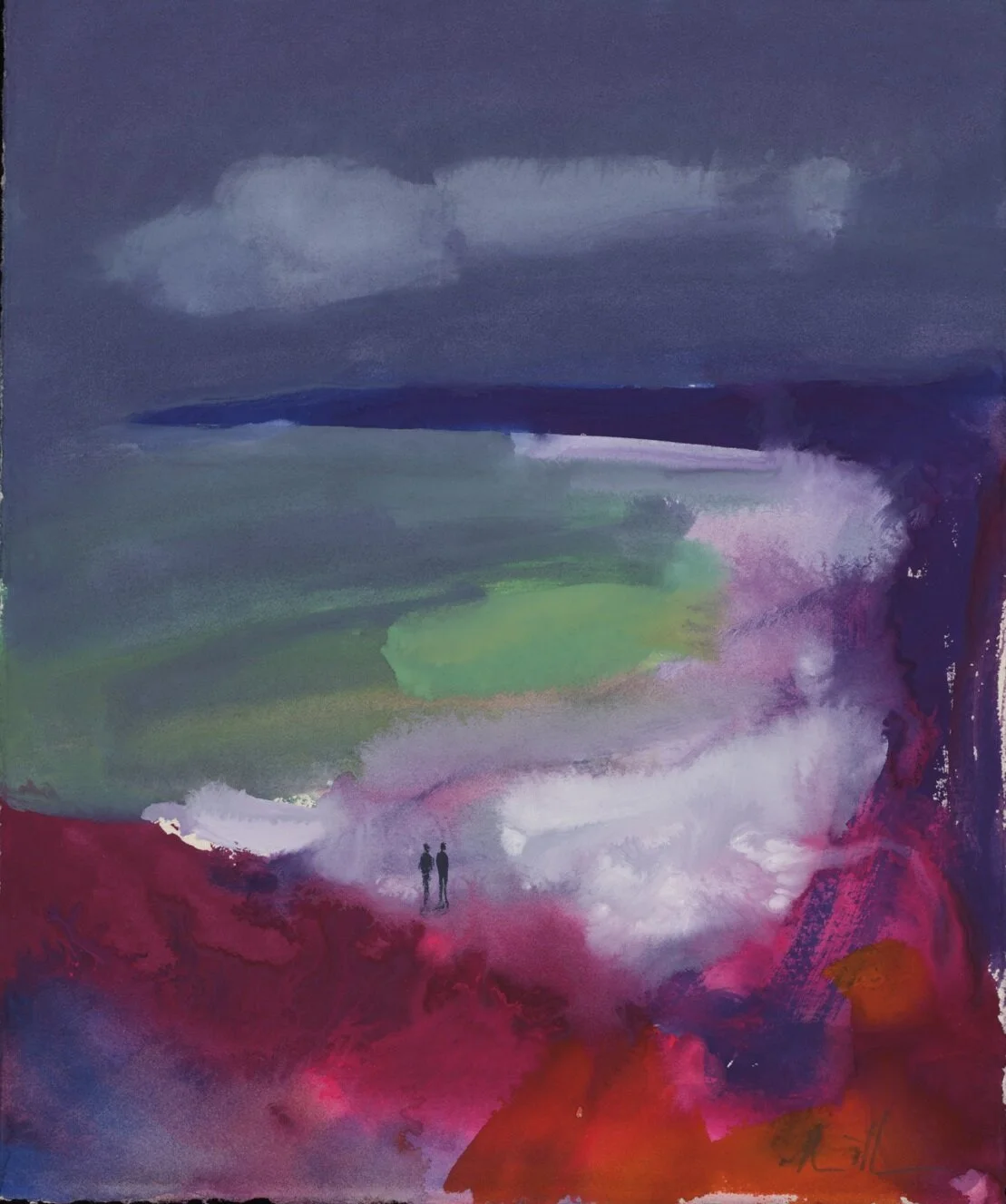 Taking In The View - Seascape Paintings