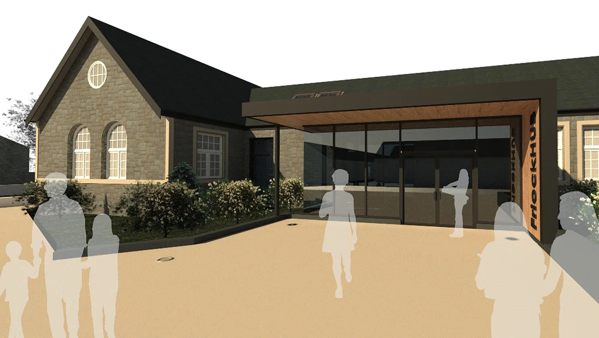 Friock Hub front entrance