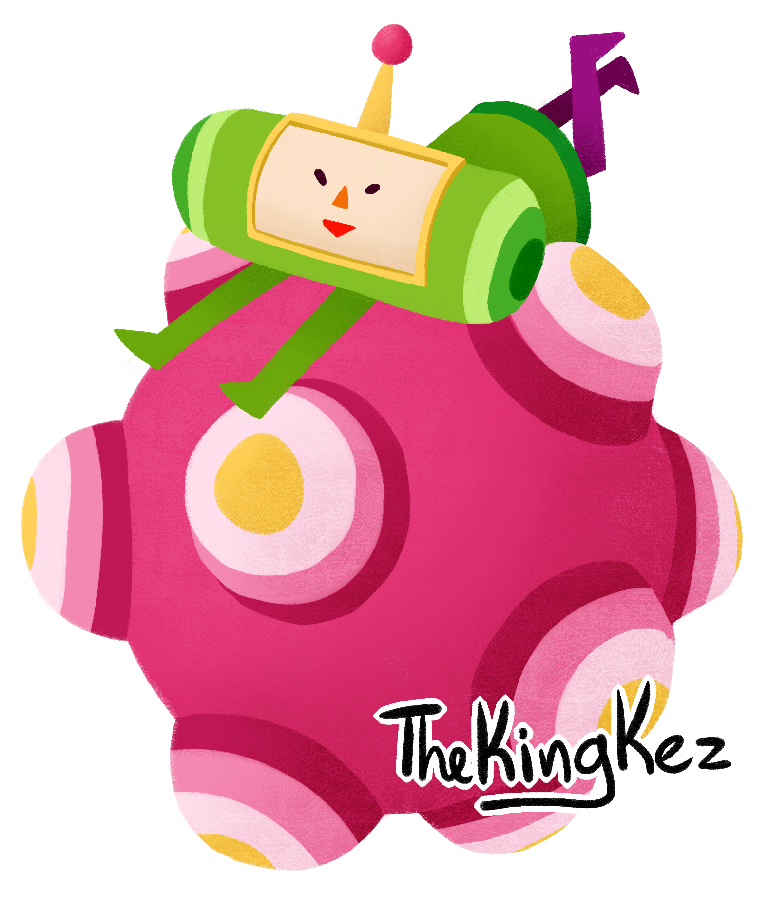 katamari roll sticker.png