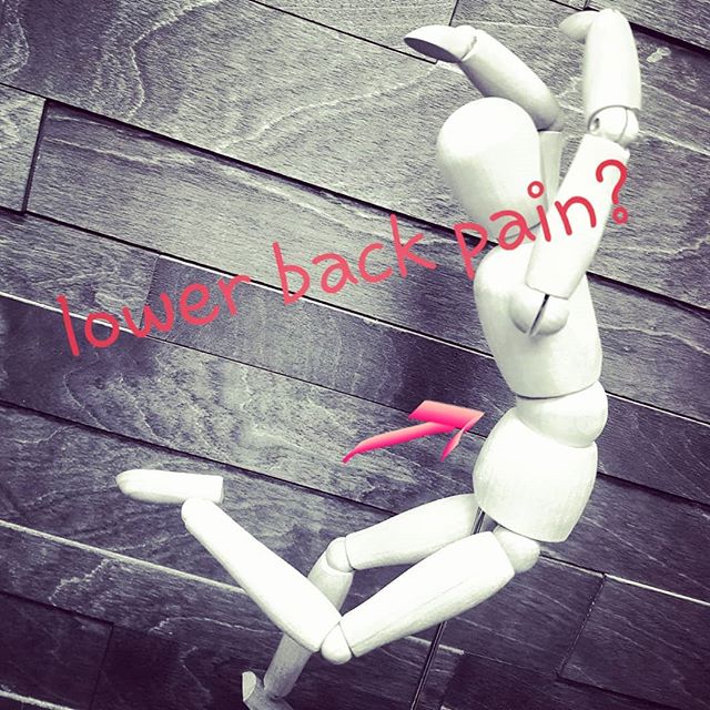 Ouch! 😖

Things that cause lower back pain
1. Muscle imbalance in thighs, bum and shoulder muscles
2. Postural dysfunction - bones are not moving in a normal pattern
3. Injury from falling 
4. Hip, knees, ankles

Remember that the body is a unit and