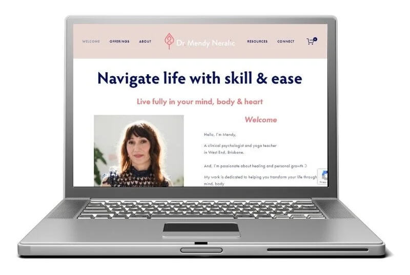 Mendy was after a professional looking website that aligned with her brand.