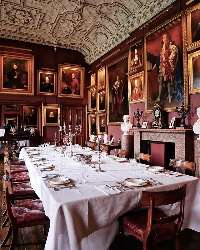 &lsquo;To begin with, I dined there on Monday, and once a week is quite enough to dine with one's own relations.&rsquo;
Oscar Wilde
~
Thirlestane&rsquo;s State Dining Room is one of the most impressive spaces at the castle. The intricate plasterwork 