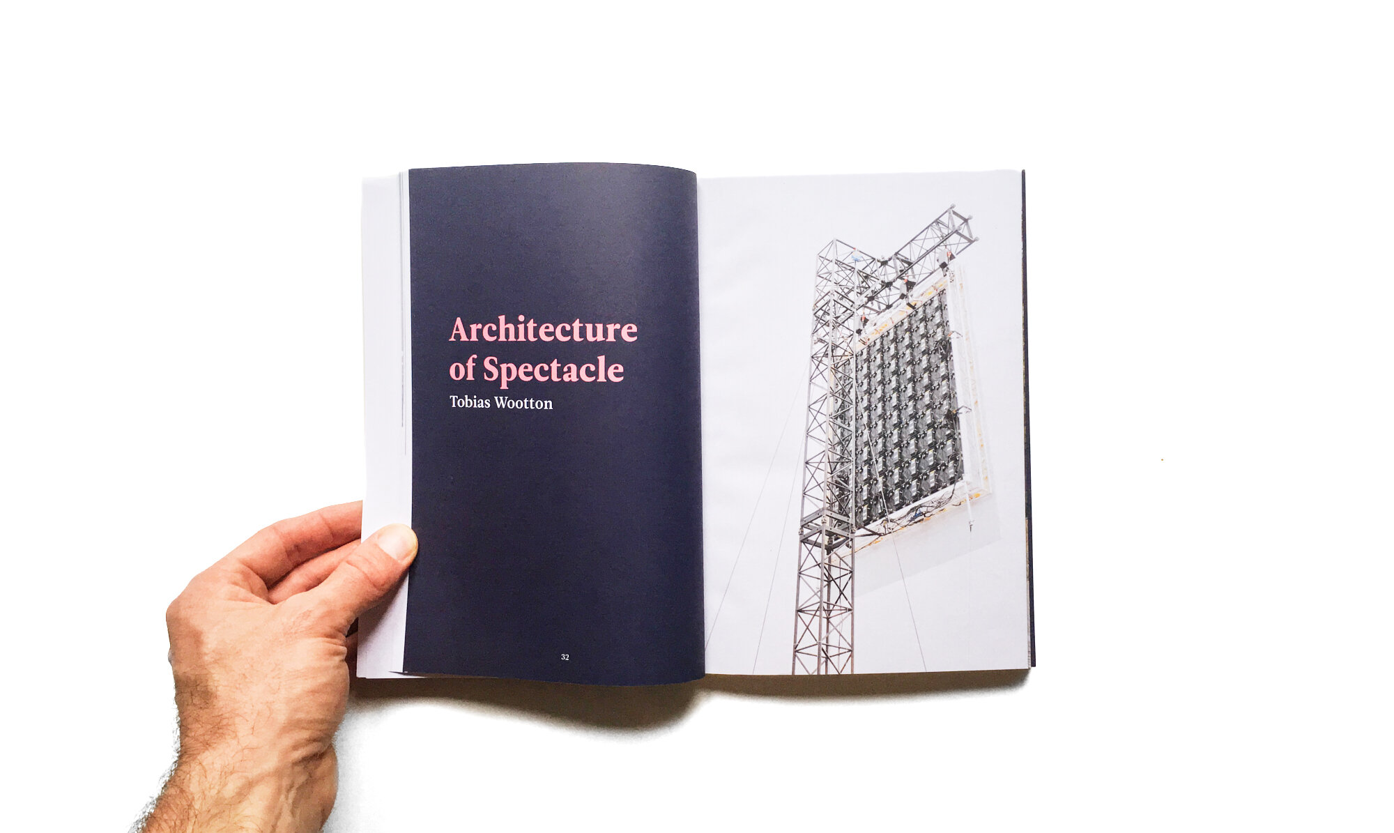  a selection from the Archtiecture of spectacle was featured in King’s Review ‘extremes’ edition 
