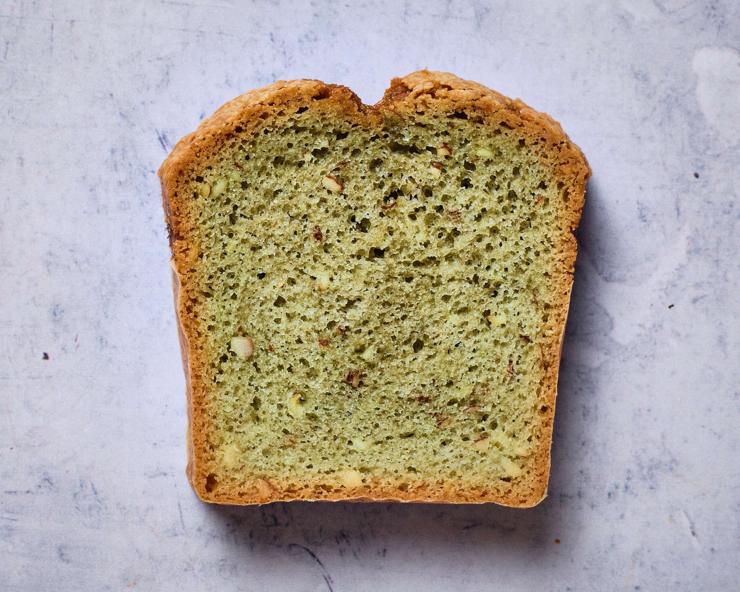 Cake au thé matcha