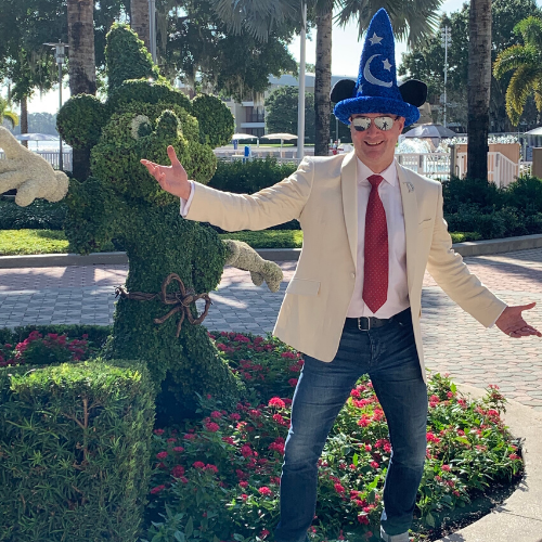 Scholar earns his Mickey ears!