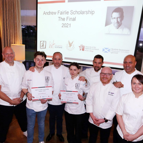 2021 Andrew Fairlie Scholarship Winners