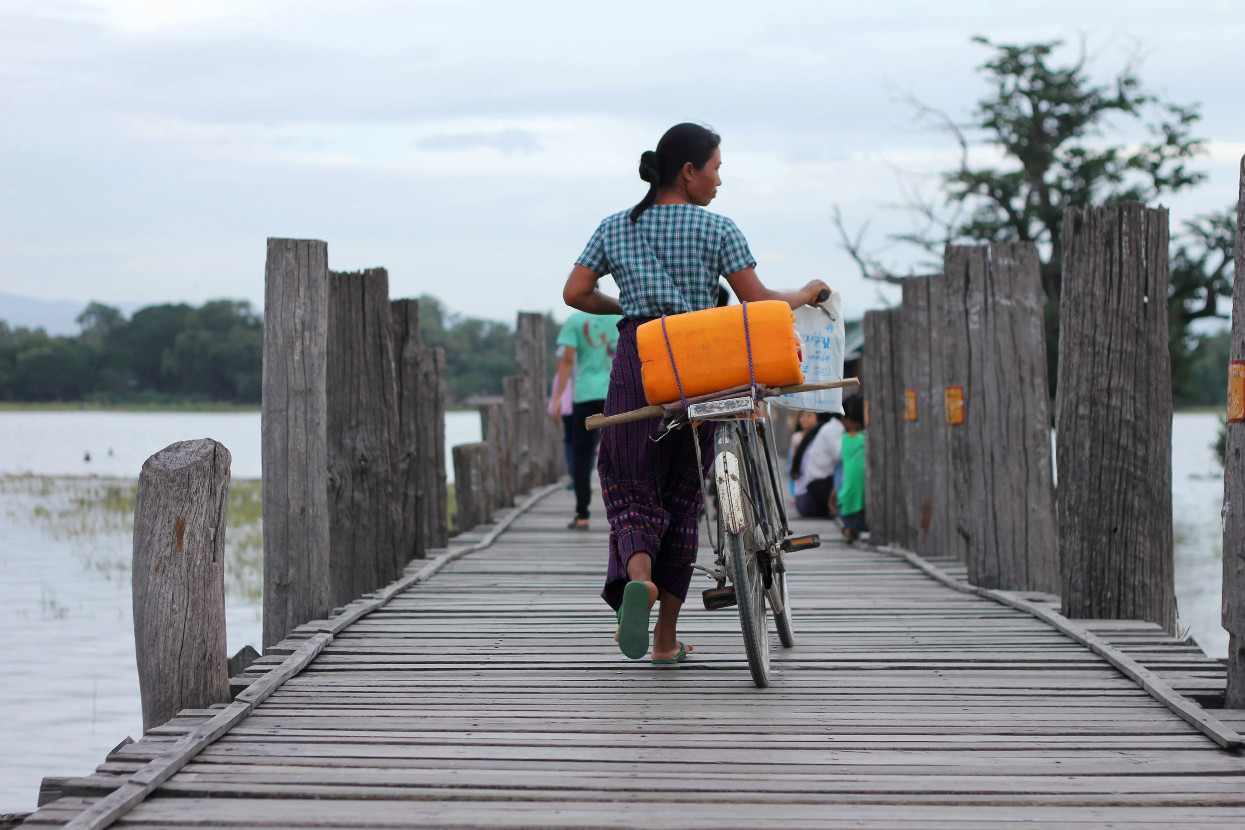 U-Bein bridge, Myanmar