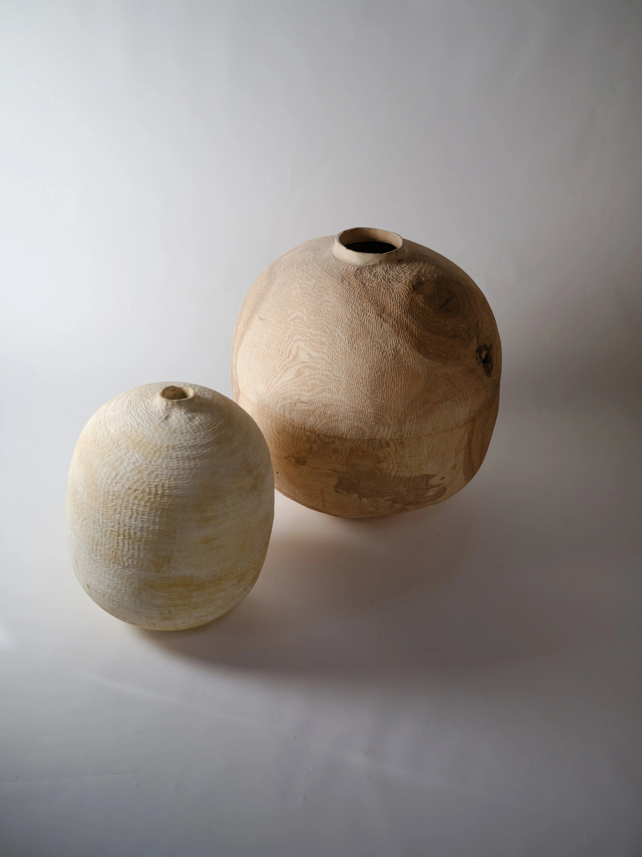 Vessels, purchased for Heritage House, Daylesford Organic. 75cm tall
