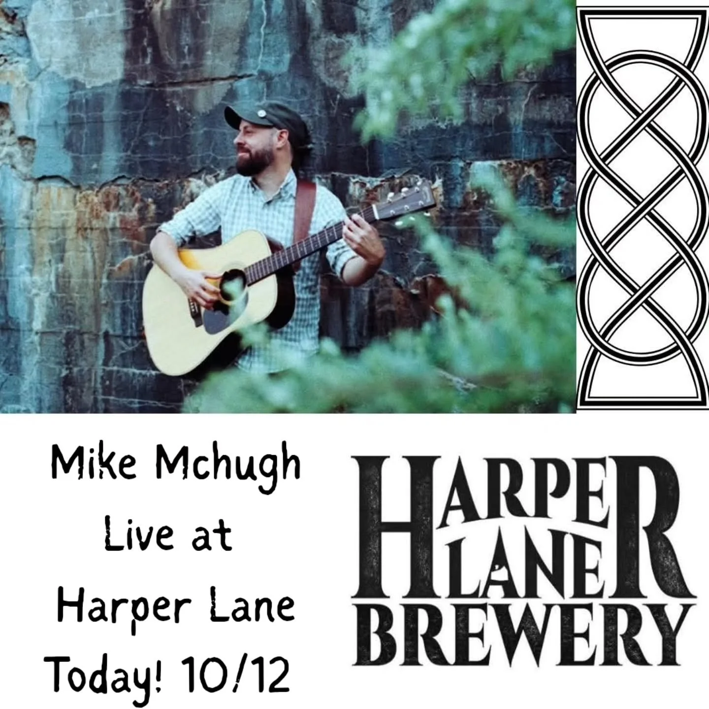 Today! 10/12 We have @mchugh4735 in the taproom from 2-5pm! Come chill with us on this rainy day! 🍻