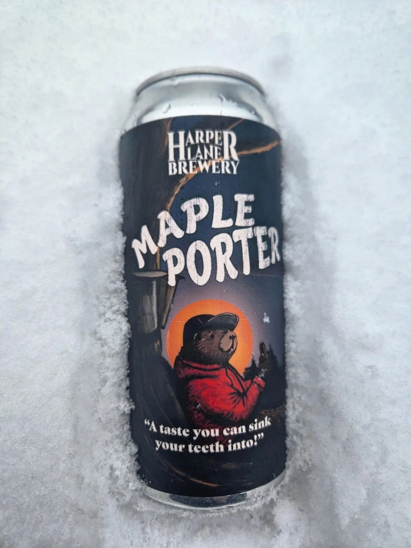 Maple Porter cans back in stock!! Brewery open today from 12-10pm and all warmed up for you!🍻