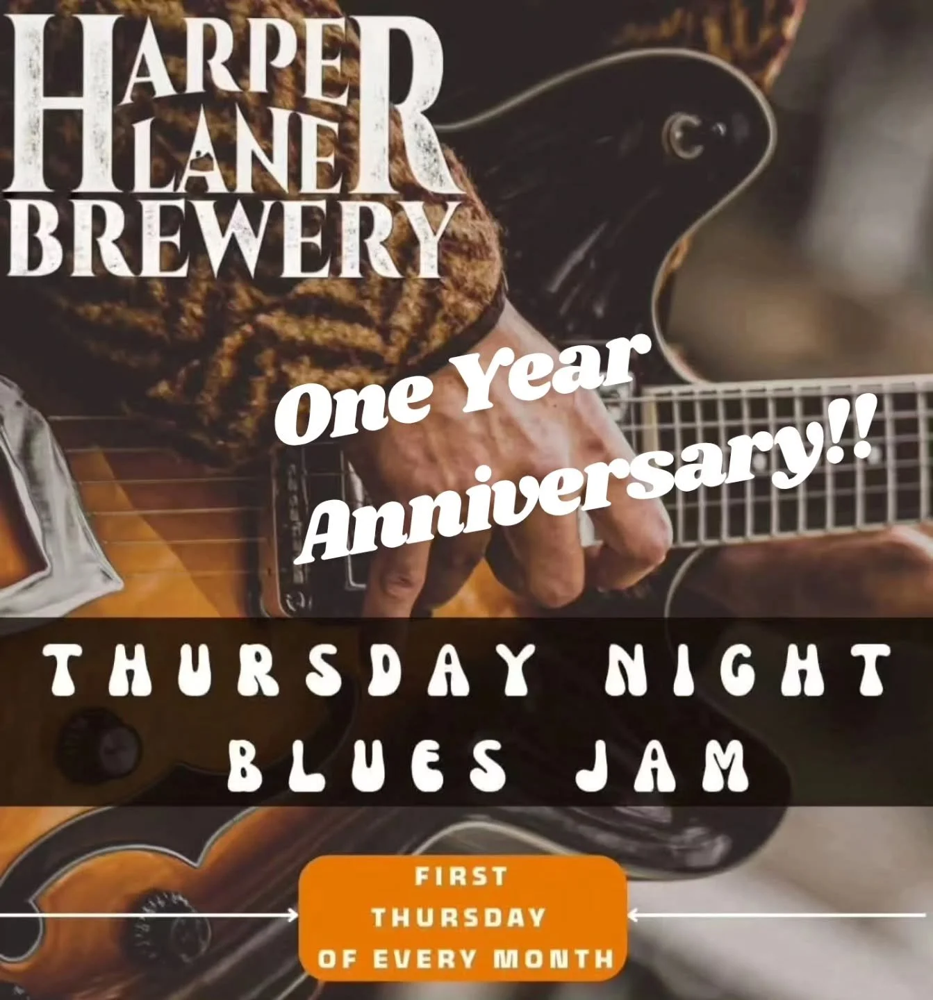 This Thursday 5/7 our blues jam is back from 6-9pm! Thursday marks our One Year Anniversary for the open mic blues jam!! 

Thank you all for supporting this jam and to all the players that show up every month!! Let's keep on keeping on! 🤙🍻🎸