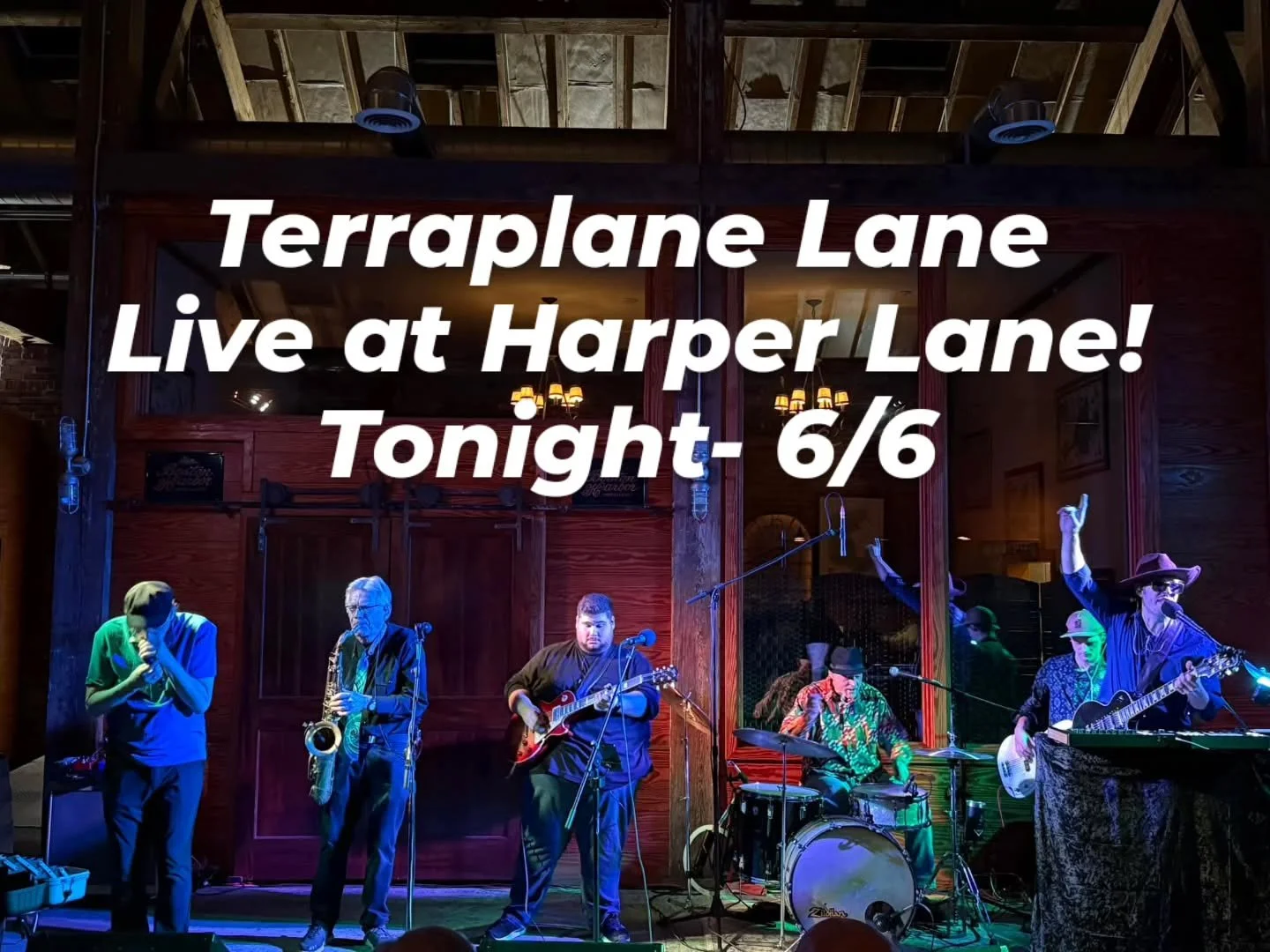 Tonight! Saturday- 6/6 We have @terraplanelane back in the house from 6-9pm!