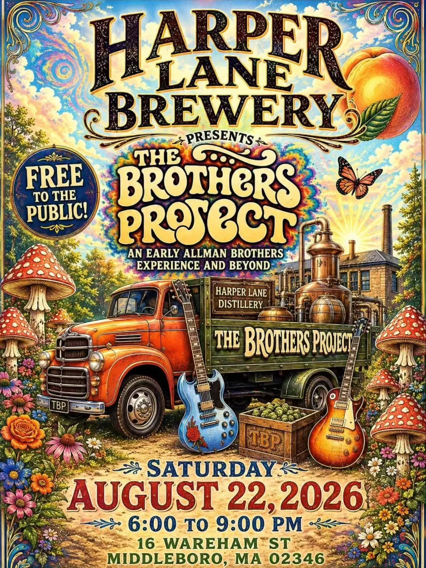 *Weather Pending* This Saturday we'll have @thebrothersprojectmusic at the brewery from 6-9pm! A great Allman Brothers tribute band! 

We've been waiting all year for this, ask the weather gods to chill out... haha. We'll be updating you as we go on 