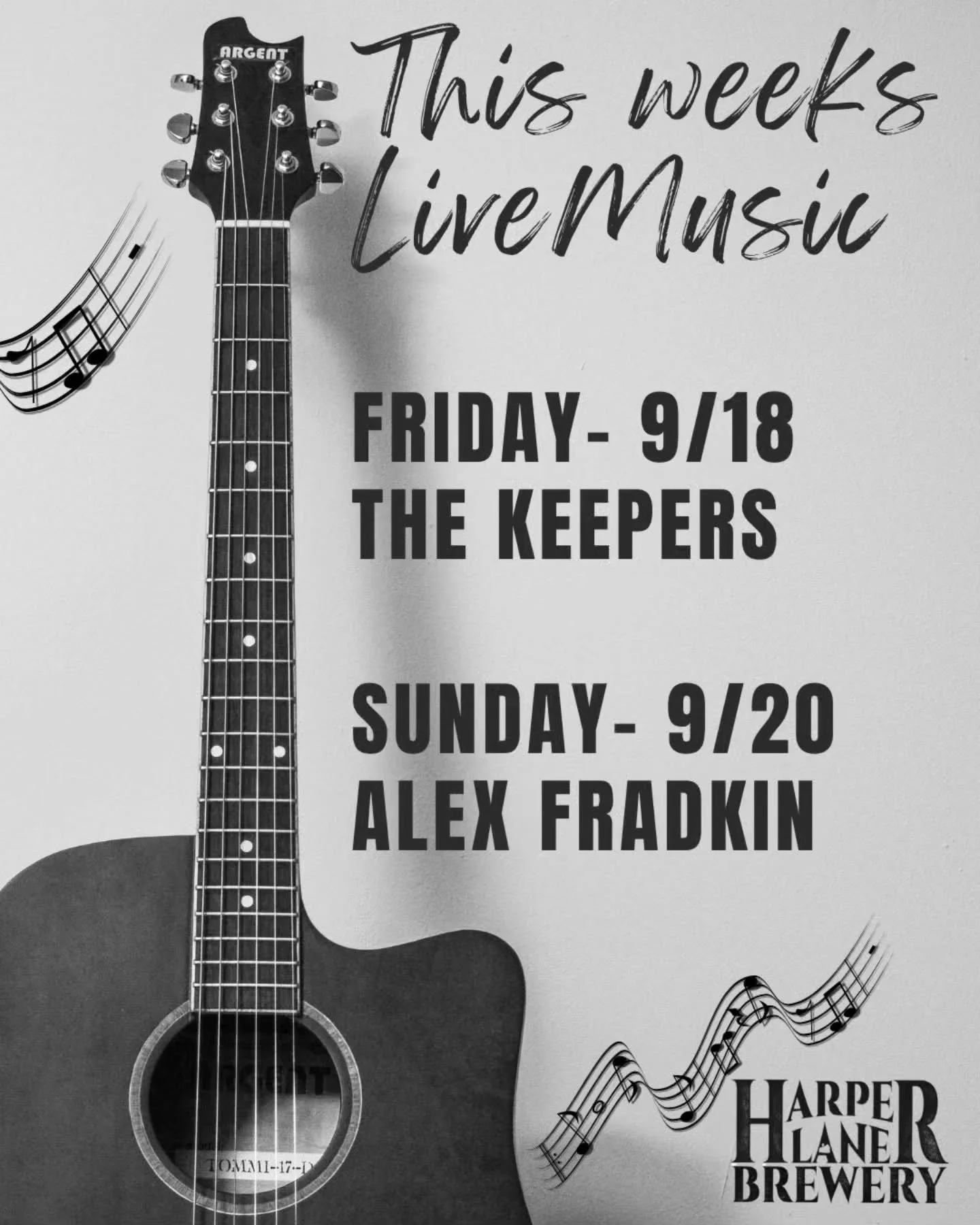 This Weeks Music!

Friday- 6-9pm
The Keepers

Sunday- 1-4pm
Alex Fradkin