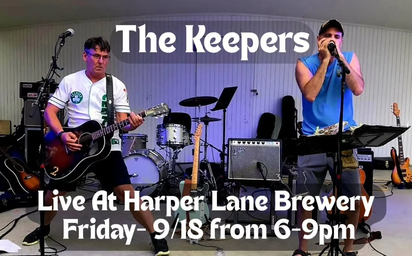 Tonight!! Friday- 9/18. We have The Keepers here from 6-9pm!🍻