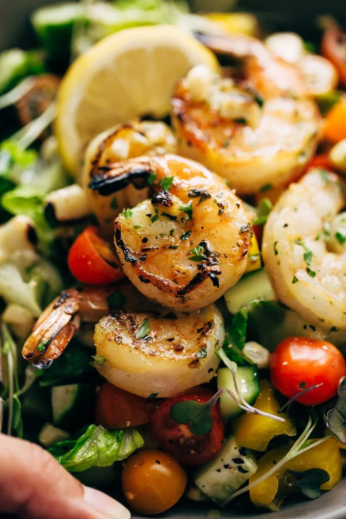 Grilled Shrimp Salad